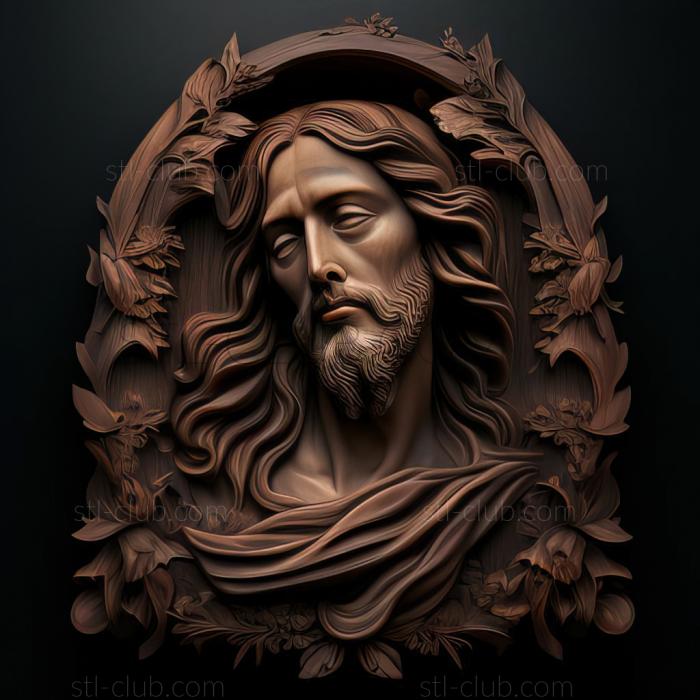 3D model st jesus (STL)